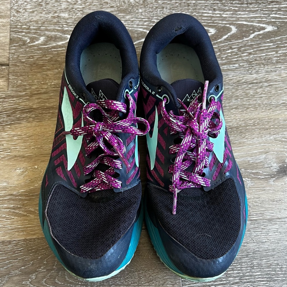 Brooks Caldera 2 Trail-Running Shoes - Women's 8.5 with Saluber Insoles